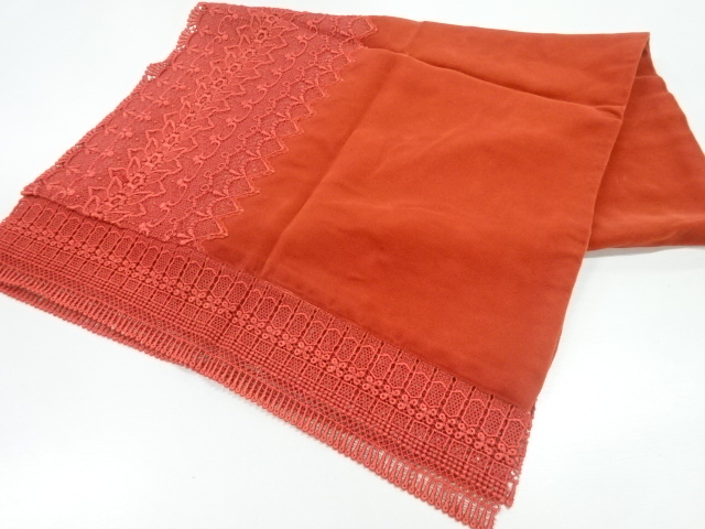 ビロードレース花模様ショール